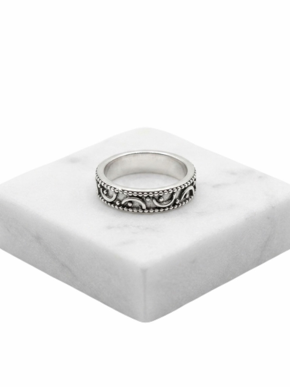 New Handmade Native Silver Bohemian Minimalist Celestial Ring